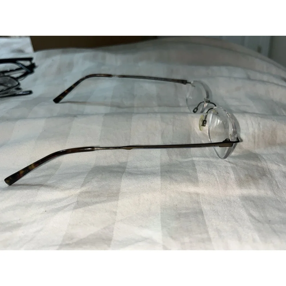 Charmant Rimless Eyeglasses Frames‎ Only, CH10960, 52-18-140, Titanium, Gray